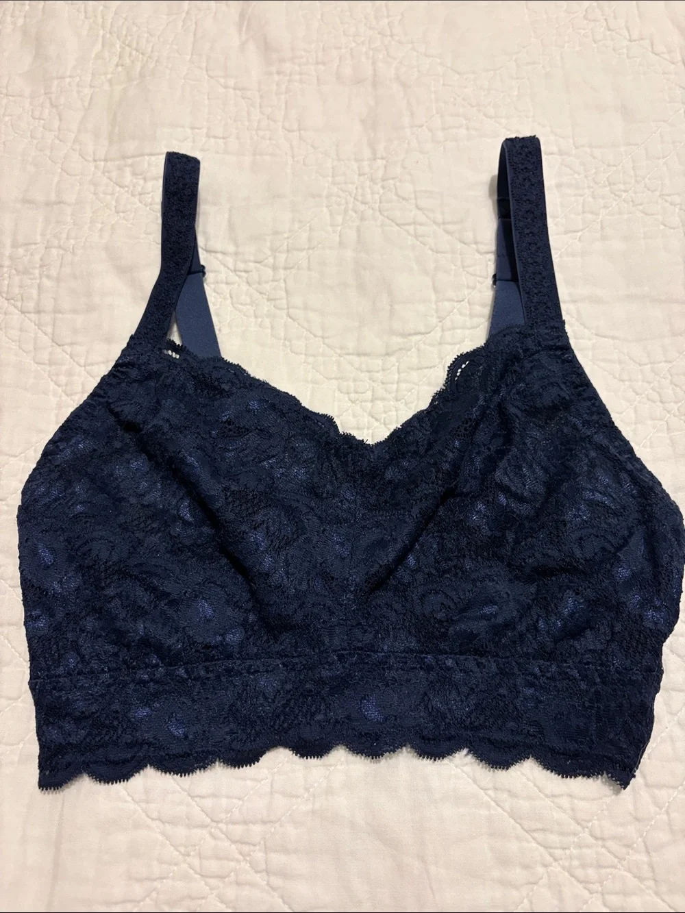 Cosabella Navy Never Say Never Lace Bralette